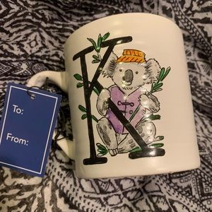 🛍3/$15 SALE LETTER K MUG KOALA BEAR🐻
